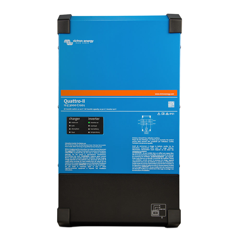 Victron QuattroII  243000  705050  2X 120V QUA242305130